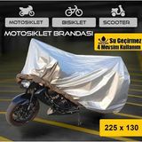 Yamaha Xmax (Arka Çanta Uyumlu) Su Geçirmez Dayanıklı Motosiklet Brandası Kalın Kumaş Lastikli