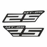 Yamaha Yamaha Mt-25 Beyaz Yan Stıcker Set