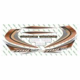 Yamaha Ybr 125 Uyumlu 2010 Sarı Sticker Set YBRSTC003
