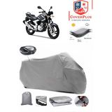 Yamaha Ybr 250 Branda Gri Arka Çanta Uyumlu(Topcase) Motosiket Brandası Motor Örtüsü Çadır Su Geçirmez Motosiklet Kılıfı Motor Brandası,lastikli,taşıma Torbalı