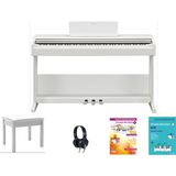 Yamaha YDP105WH Beyaz Dijital Piyano Seti (Tabure,kulaklık,ödüllü Piyano Metodları)