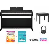 Yamaha YDP145B Siyah Dijital Piyano Seti(Tabure-Kulaklık-Piyano Metodları Hediye)
