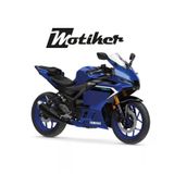 Yamaha Yzf-r25 2025-2026 Alt Sakal Yamaha Parlak Beyaz Sticker Et