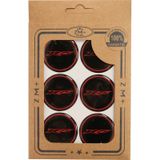 YAMAHA YZF R25 Koruma Takozu Damla Etiket Sticker Ø39 mm SİYAH-KI