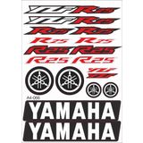 Yamaha Yzf R25 Sticker Seti Kırmızı A4