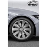 Yaman Auto Fiat Egea 14 Inç Uyumlu Jant Kapağı 4 Adet F013 - Gri