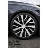 Yaman Auto Fiat Egea 15 Inç Uyumlu Jant Kapağı 4 Adet F033 - Gri