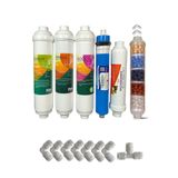 Yaman Group Water Technology Jammy Filter Marka Inline Kapalı Kasa 6'lı Lg Membranlı Filtre Seti