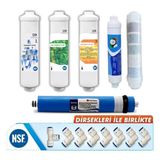 Yaman Group Waterdizayn Kapalı Kasa Su Arıtma Cihazları Için 6'lı Mineral Filtreli Inline Filtre Seti