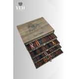Yaman Hediyelik Kişiye Özel Ahşap Tesbih Koleksiyon Kutusu, Aksesuar Kutusu, Tesbihlik (50 TESBİHLİK)