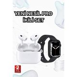 Yaman Market 2025 Model Akıllı Saat ve Yeni Nesil Pro Bluetooth Kulaklık Tws Yüksek Ses Kalit - KB002H-6IK4U - Çok Renkli