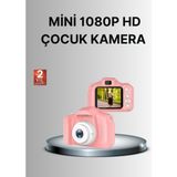 Yaman Market 8 Megapiksel Mini Çocuk Kamerası Hd Ekranlı Darbeye Dayanıklı ve Şarjlı - KB002H-6IBBF1 - Çok Renkli