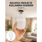 Yaman Market Acil Durumlara Uygun Şarjlı Torch LED Ampul 30 Watt Yeni Nesil - KB002H-6HBK93 - Çok Renkli