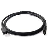 Yaman Market Ally USB Type-C To Type-C Uzatma Kablosu 1 METRE-(5775) - KB002H-6J6NF9 - Siyah