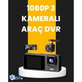 Yaman Market Çok Açılı Araç Içi Dvr | Ön Iç Arka Kamera Döngü Video Kaydı - KB002H-6IIBI1 - Çok Renkli