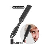 Yaman Market Hsnet 2 Jiletli Kırık Saç Sakal Düzletme Inceltme Tarağı - KB002H-6IOR16 - Çok Renkli