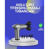 Yaman Market Portatif Şarjlı Masaj Tabancası 4 Başlık Derin Doku Masaj Aleti - KB002H-6ID9Q2