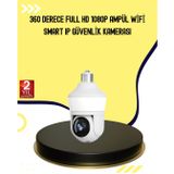 YamanHobi 1080P Görüntü Kaliteli Wi-Fi Ampul Tipi Güvenlik Kamerası -