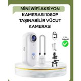 YamanHobi 1080P WiFi Spor Kamerası Su Geçirmez Mini Aksiyon Kamera -