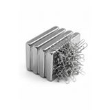YamanHobi 2 adet 40x20x5mm Neodyum Magnet Güçlü N35 Mıknatıs Köşeli Nikel Kaplama