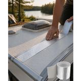 YamanHobi 2 Metre Sızdırmaz Bant 96mm Metalik Tamir Bandı Boru Çatlak Onarım Bandı