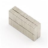 YamanHobi 20 Adet 15x10x1.5 mm Köşeli Neodyum Mıknatıs N35 Magnet Dayanıklı Nikel Kaplama