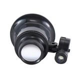 YamanHobi -20x Büyütmeli,saat,takı Onarım Için Cam Lensli Optik ışıklı Göz Büyüteç-mg13b-9a