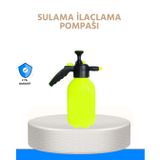 YamanHobi 2L Bahçe ve Araç Temizlik Pompası Bakır Uçlu Basınçlı Sprey