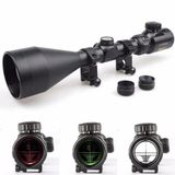 YamanHobi 3-9x56eg Dürbünü çift Işık Kırmızı,yeşil Kaynaklı Zoomlu