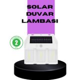 YamanHobi 3 in 1 Solar Duvar Lambası – IP65 Su Geçirmez, Hareket Sensörlü