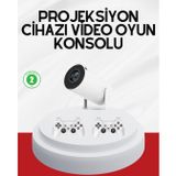YamanHobi 3D Oyun Destekli Kablosuz Ev Sinema Projeksiyon Cihazı