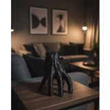YamanHobi 3D Siyah El Dekoratif Heykel 27x22 cm Büyük Boy Modern Tasarım