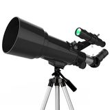 YamanHobi 400x70mm Açıklıklı Refrakter Teleskoplar (15x-150x), Telefon Adaptörlü Reflex