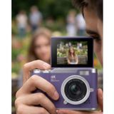 YamanHobi 4K Kompakt Kamera 48 MP Autofocus Flash Özellikli Vlog Kamera