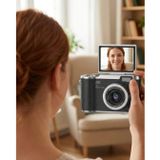 YamanHobi 4K Video Çekim Özellikli Dijital Kamera 48 MP 8X Zoom ve 180 Derece Döner Ekranlı