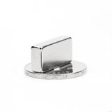 YamanHobi 50 Adet 20x10x5 mm Neodyum Magnet N35 Güçlü Mıknatıs Köşeli ve Dayanıklı Nikel Kaplama