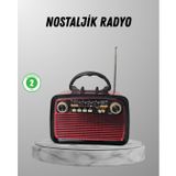 YamanHobi Ahşap Dokulu Bluetooth Müzik Kutusu – Vintage LED Tasarımıyla Modern Ses Deneyimi -
