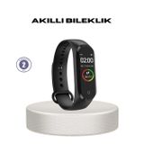 YamanHobi Akıllı Bileklik 0.96 İnç Ekran Kalp Atışlı Kan Basınçlı IP67 Suya Dayanıklı -