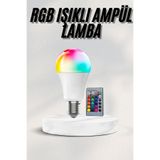 YamanHobi Akıllı RGB Led Ampul Led Uzaktan Kumandalı Renk Değiştiren Ampul
