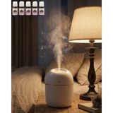 Yamanhobi Araç ve Ofis Için Mini Nemlendirici 5 Esans Hediyeli USB LED Işıklı Buhar Makinesi - 105 x 205 cm