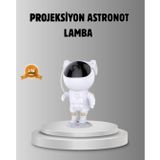 YamanHobi Astronot Galaksi Projeksiyon Lambası Bluetooth Bağlantılı ve Uzaktan Kontrollü -