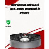 YamanHobi Ayarlanabilir Kafa Lambası Type-C Şarjlı Kompakt Kamp Lambası