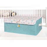 YamanHobi Baby Püsküllü Kapaklı Kutu Düzenleyici Çok Amaçlı Organizer Kutu Baza Boy (yeşil) -04249