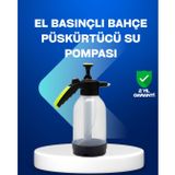 YamanHobi Basınçlı Manuel Köpük Pompası 2L Ayarlanabilir Sprey Başlıklı Temizlik