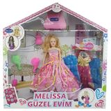 YamanHobi Bebek Yedek Elbiseli Ve Aksesuarlı - 1115-21 - Açık Pembe