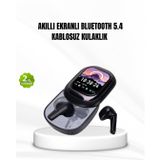YamanHobi Bluetooth 5.4 Kulaklık – Gürültü Engelleme ve Akıllı Ekranlı Şarj Kutusu -