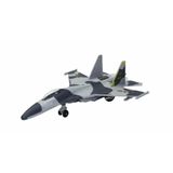 YamanHobi Çek Bırak Metal Uçak Sesli Işıklı 22 cm - Gri