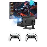 YamanHobi, Çift Kollu Game Box Projeksiyon Cihazı Kumandalı Android Tv Dahili Hoparlör