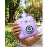 YamanHobi Çocuk Dijital Fotoğraf Makinesi Anında Baskı ve 4 Rulo Kağıt 5 Kalem Hediye