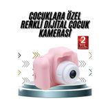YamanHobi Çocuklara Özel Fotoğraf Ve Video Çeken Mini Çok Renkli Fotoğraf Makinesi